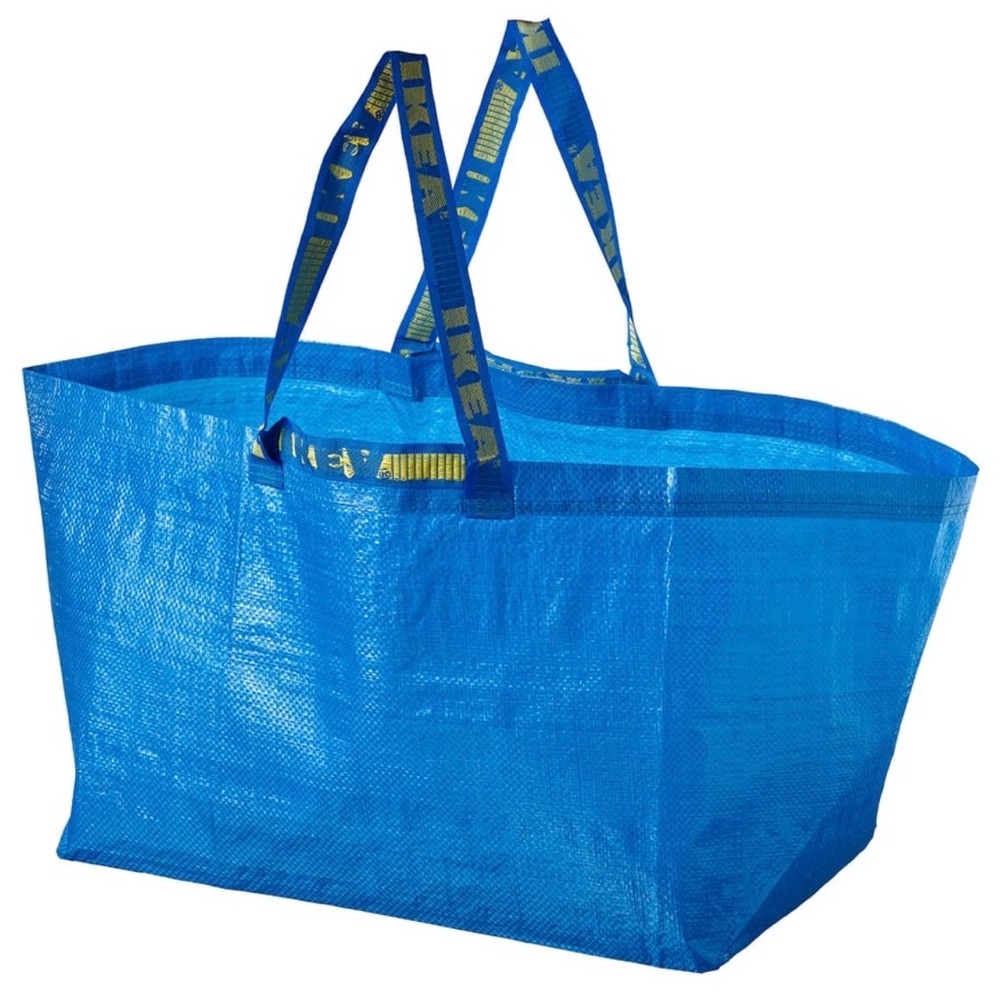 5 Frakta Ikea blue bags storage shopping spring clean holidays xtra sturdy new
